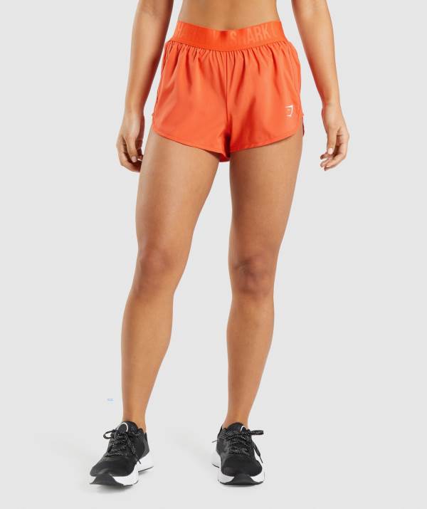 Damske Šortky Gymshark Training Loose Fit Oranžové | BY5291780